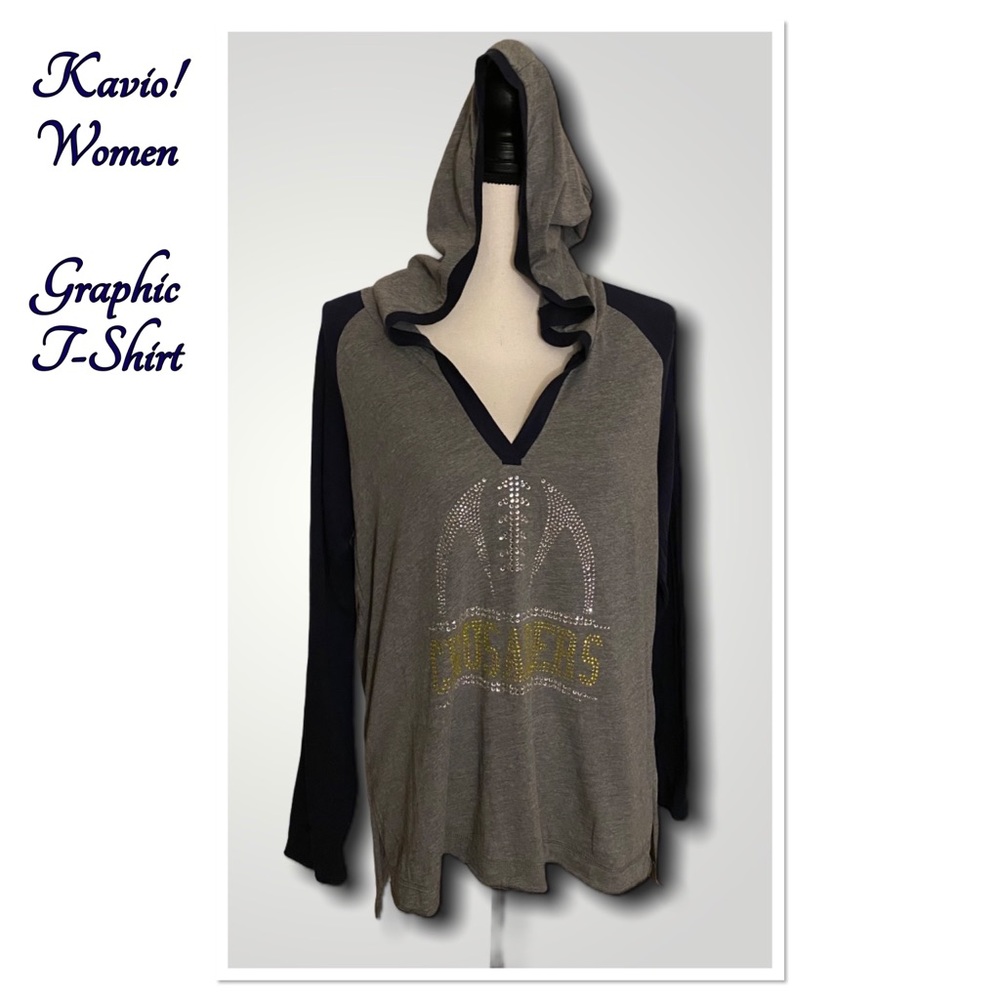 Kavio! Women’s Raglan Hi-Low Long Sleeve T-Shirt